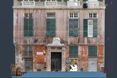 Palazzo Grillo Cattaneo,  Genova.  Mappatura degradi con laser scanner e drone per restauro