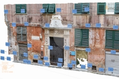 Palazzo Grillo Cattaneo,  Genova.  Mappatura degradi con laser scanner e drone per restauro