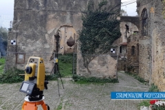 Mappatura fotografica aerea Bussana Vecchia (Im) + rilievo laser-scanner e restituzione 2D per restauro