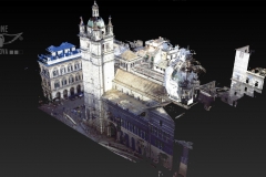 Rilievo BIM drone + laserscanner Cattedrale di San Lorenzo, Genova, con restituzione 3D per supporto alla progettazione per restauro