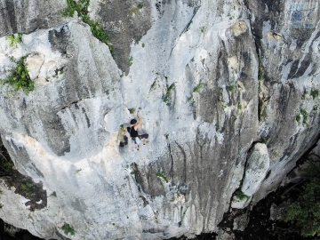 Climbing a Finale Ligure