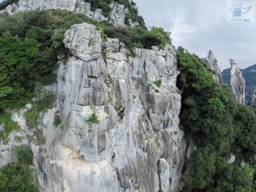 Climbing a Finale Ligure