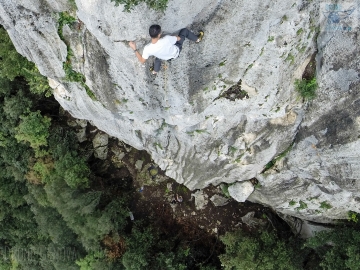 Climbing a Finale Ligure