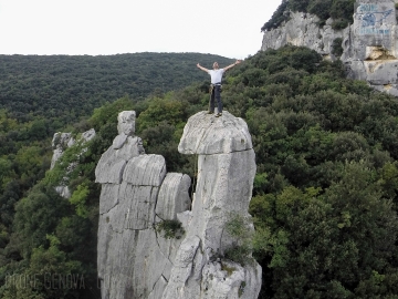 Climbing a Finale Ligure