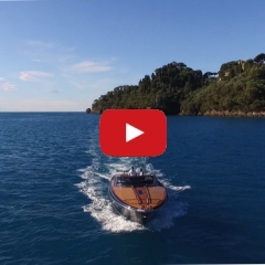 Video con drone per yacht a Portofino