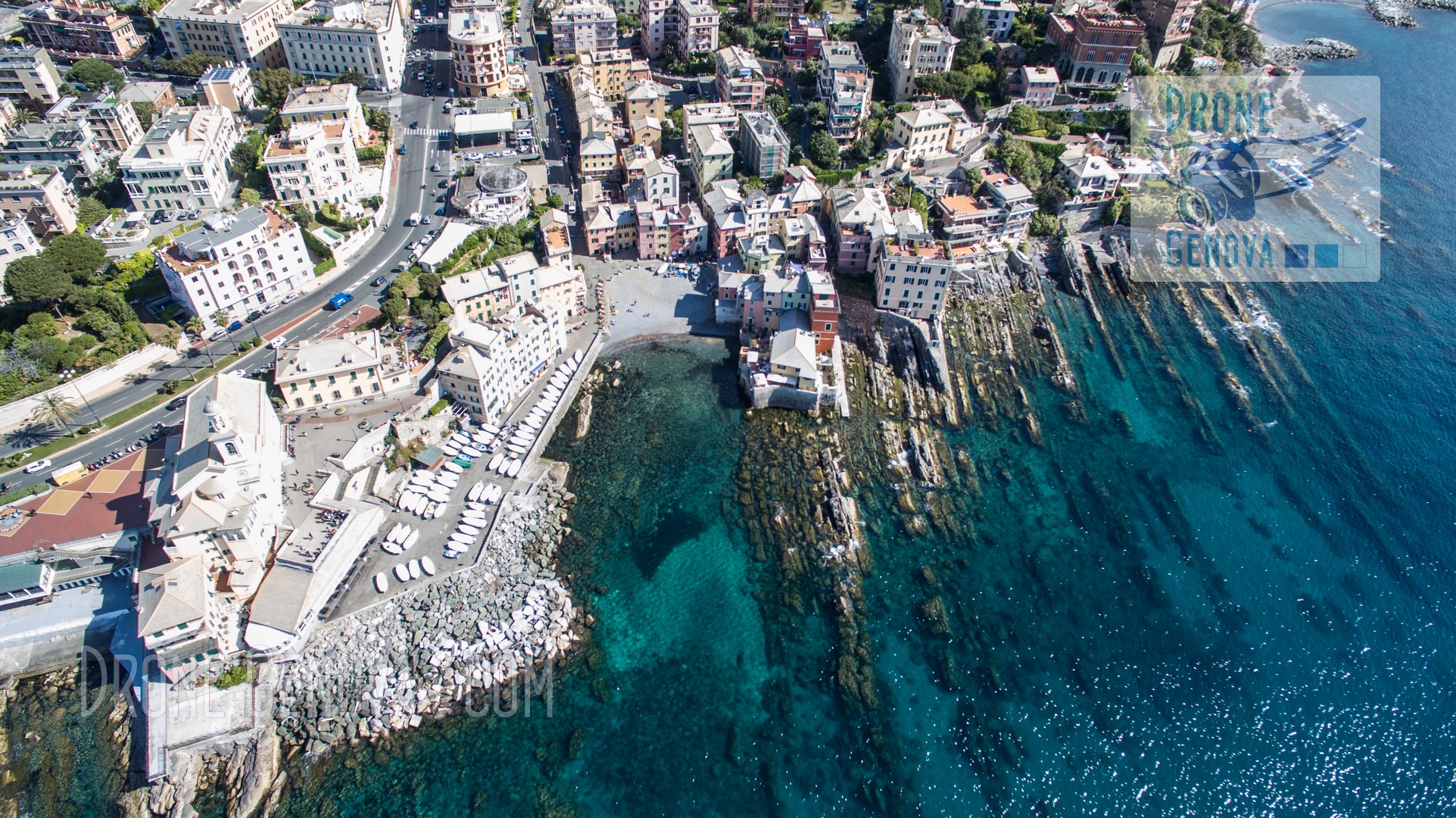 Foto aerea di Drone Genova