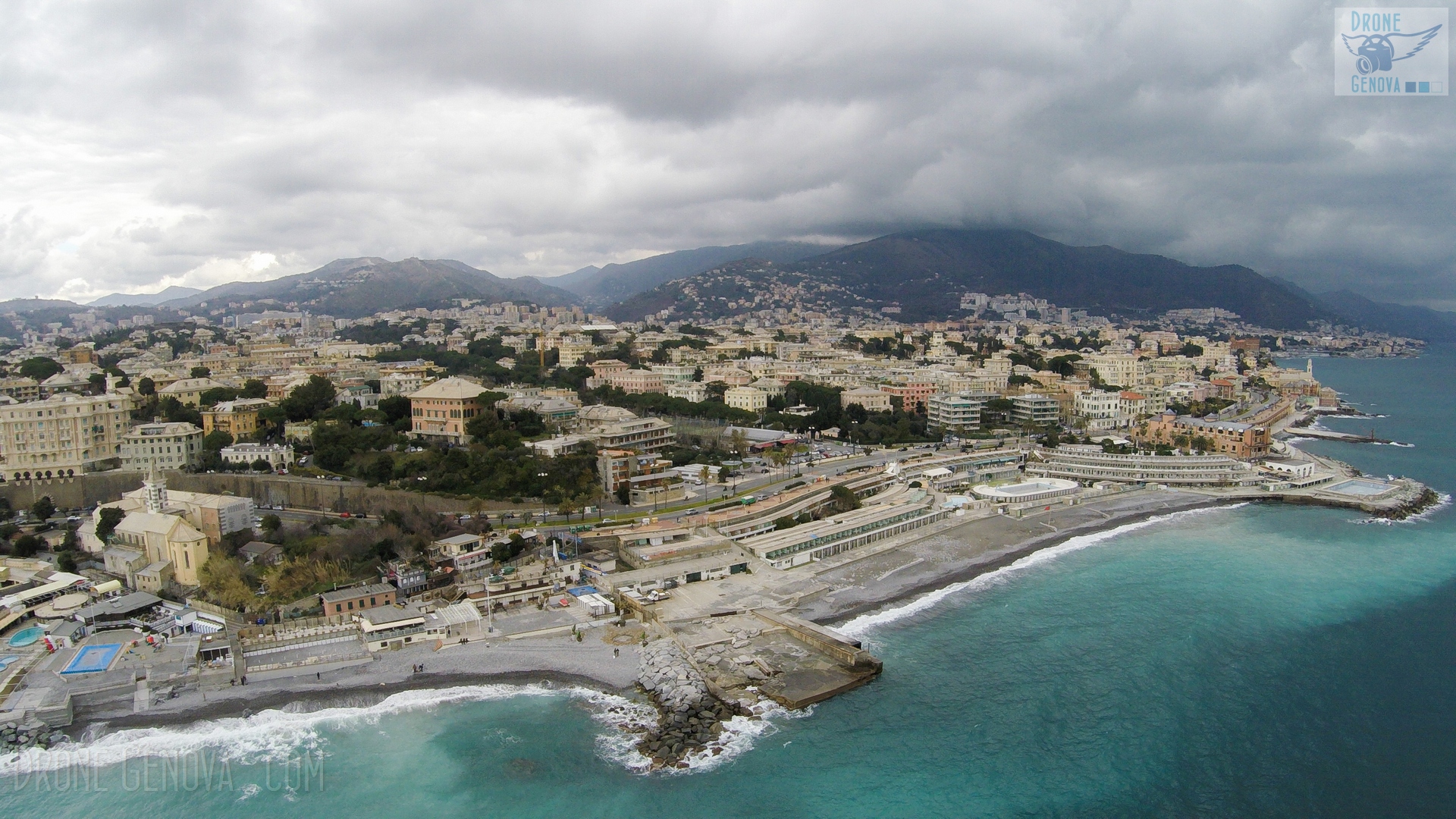 Drone Genova Corso Italia